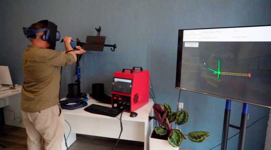 Обучение сварке на vr-тренажере